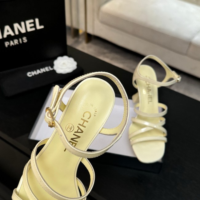 Chanel Sandals Patent Calfskin 95mm G46901-6