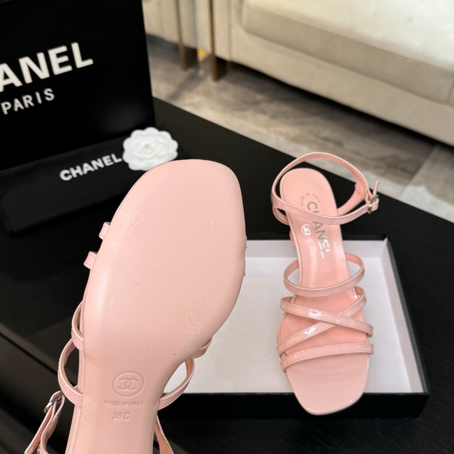 Chanel Sandals Patent Calfskin G46902-6