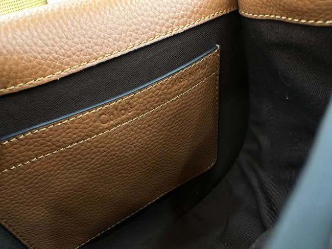 Chloe Grained Calfskin MARCIE saddle bag 31054 brown