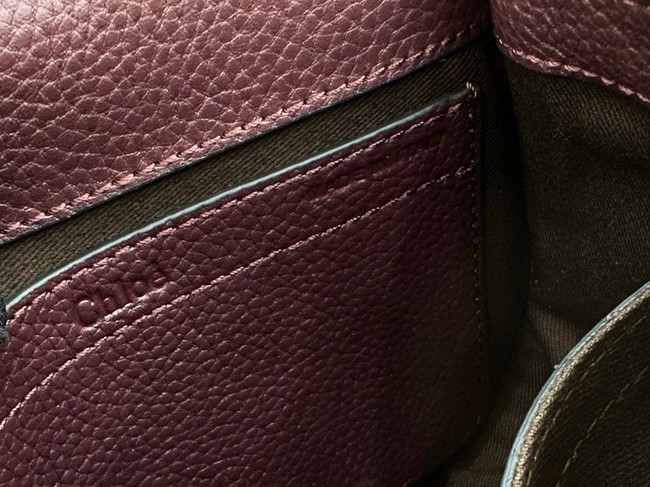 Chloe MARCIE small saddle bag 31053 burgundy