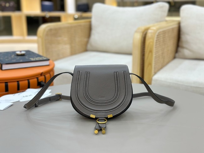 Chloe MARCIE small saddle bag 31053 dark gray