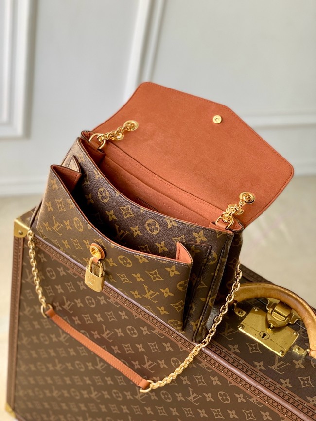 Louis Vuitton Monogram Canvas Shoulder Bag M27065 brown