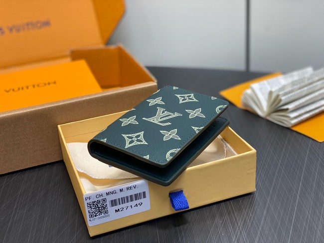 Louis Vuitton Pocket Organizer M27149 Forest Green