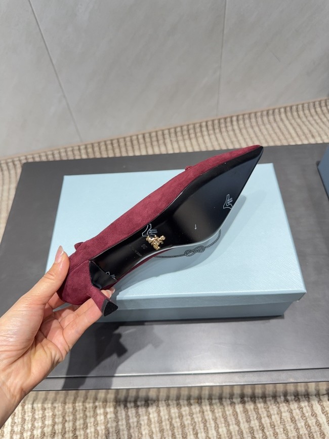 Prada Mordore leather pumps 87221-3