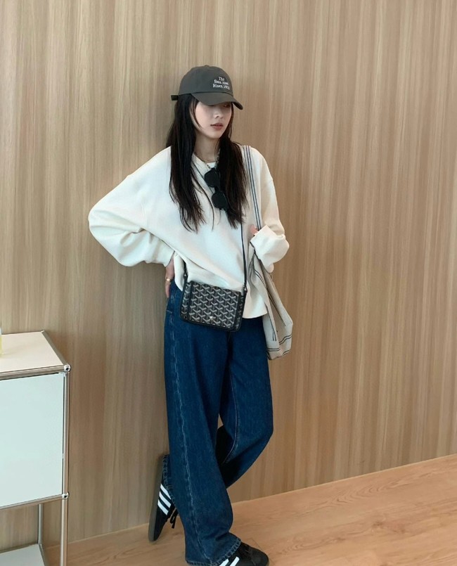 Goyard PLUMET crossbody bag TY43 black