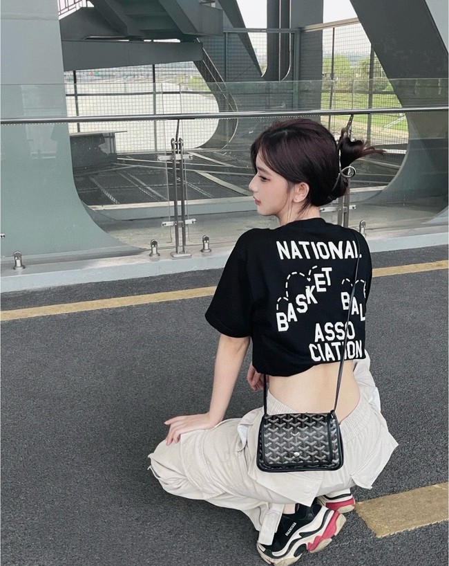 Goyard PLUMET crossbody bag TY43 black