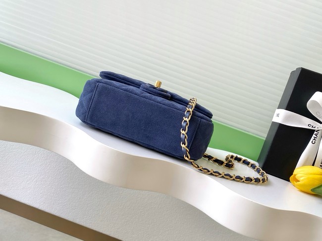 CHANEL Mini Flap Bag AS5989 blue