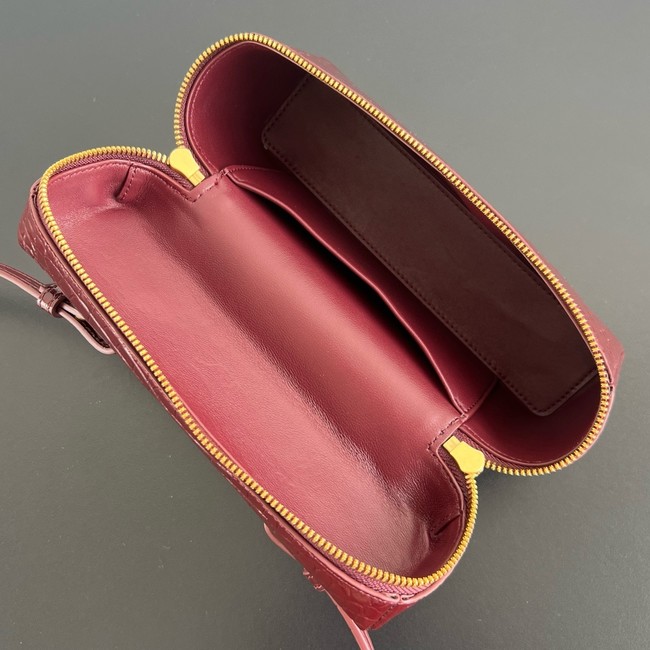 Bottega Veneta Bang Bang Crocodile skin 789109 red