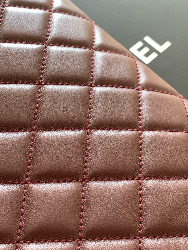 CHANEL Shoulder Bag AS6045 burgundy