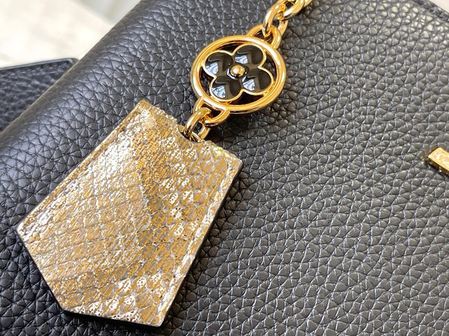 Louis Vuitton Capucines BB M89369 black&gold Snake skin