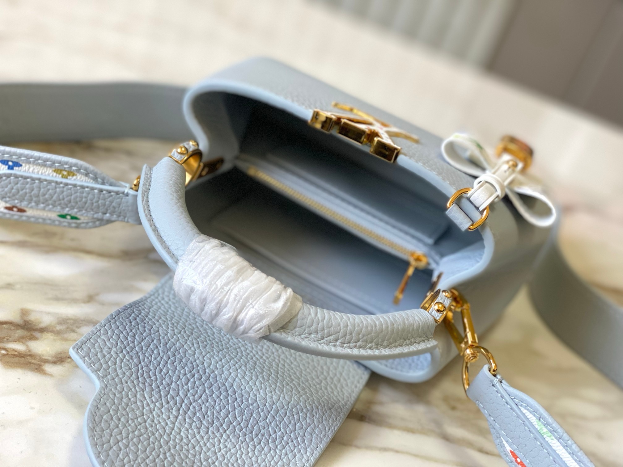 Louis Vuitton NEW LV x TM Capucines MINI M27639 Olympic Blue