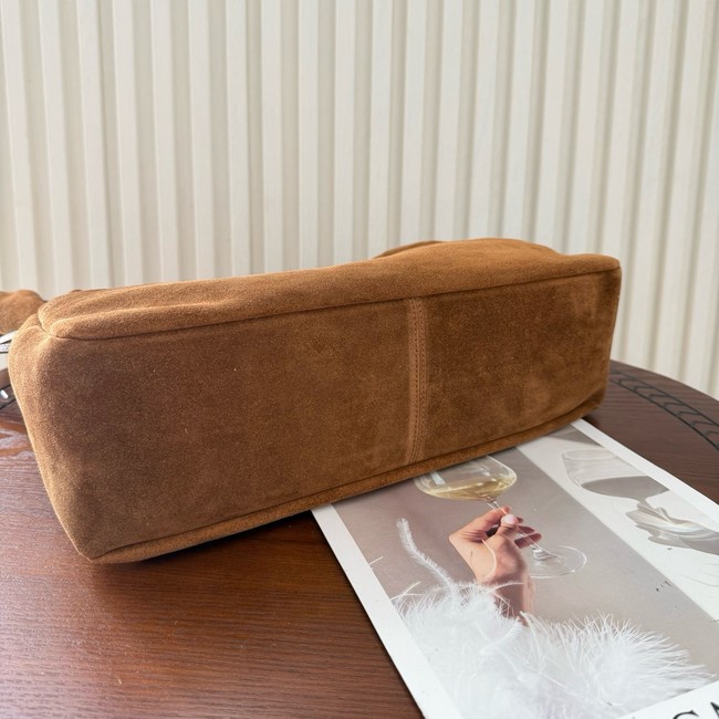 SAINT LAURENT JAMIE SHOPPING IN SUEDE 809824 brown