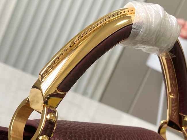 Louis Vuitton Capucines East-West BB M26345 Grenat Red