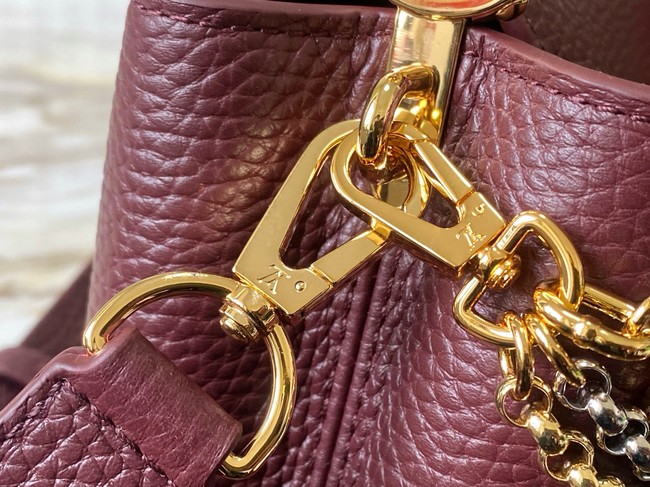 Louis Vuitton Capucines East-West BB M26345 Grenat Red