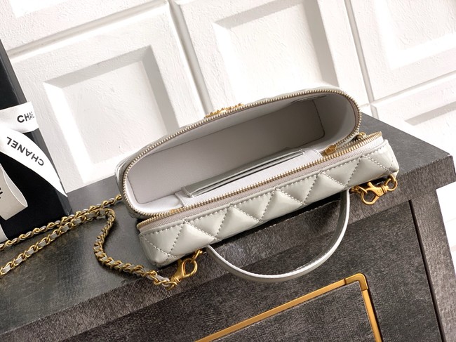 Chanel Vanity with Chain 26C Oil-tanned leather AP4936 gray