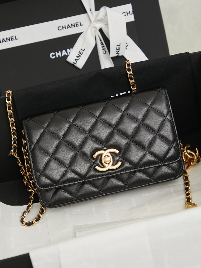 Chanel Wallet On Chain AP3938 black