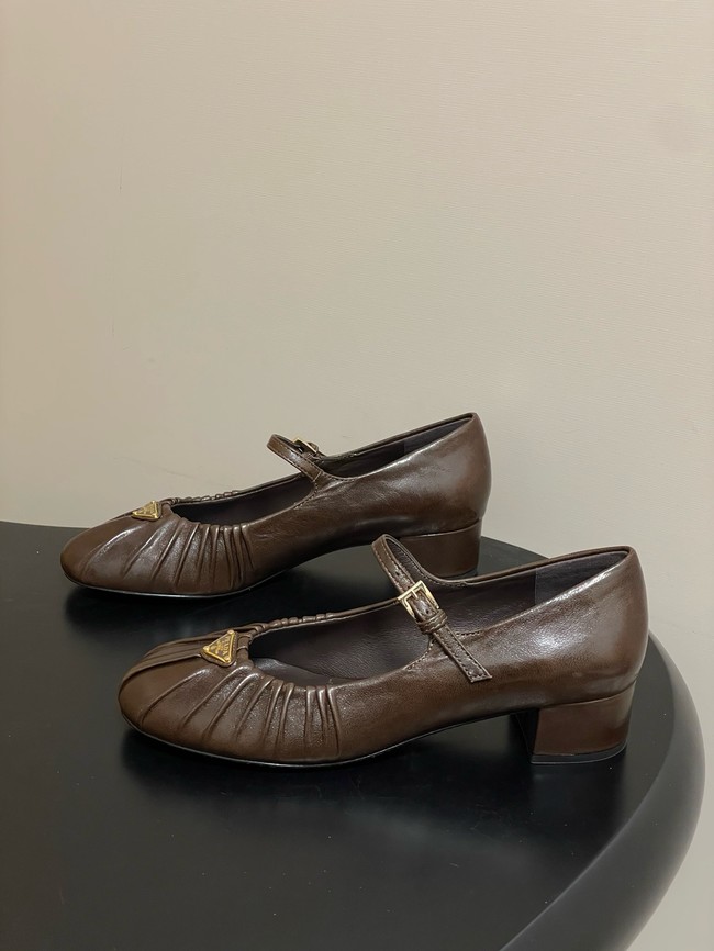 PRADA leather ballerinas 21055-3