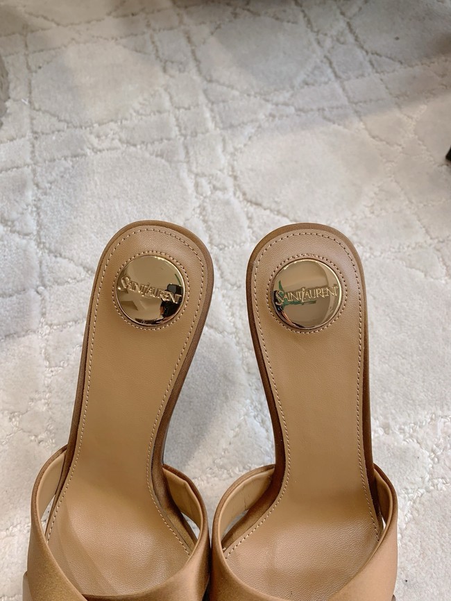 Saint Laurent CHANDELLE mules in satin crepe 15518-3