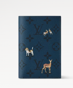 Louis Vuitton Passport Cover M27052 blue