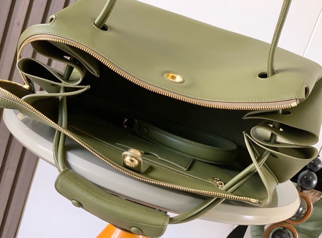 Loewe Large soft calfskin leather Madrid bag 9148 green