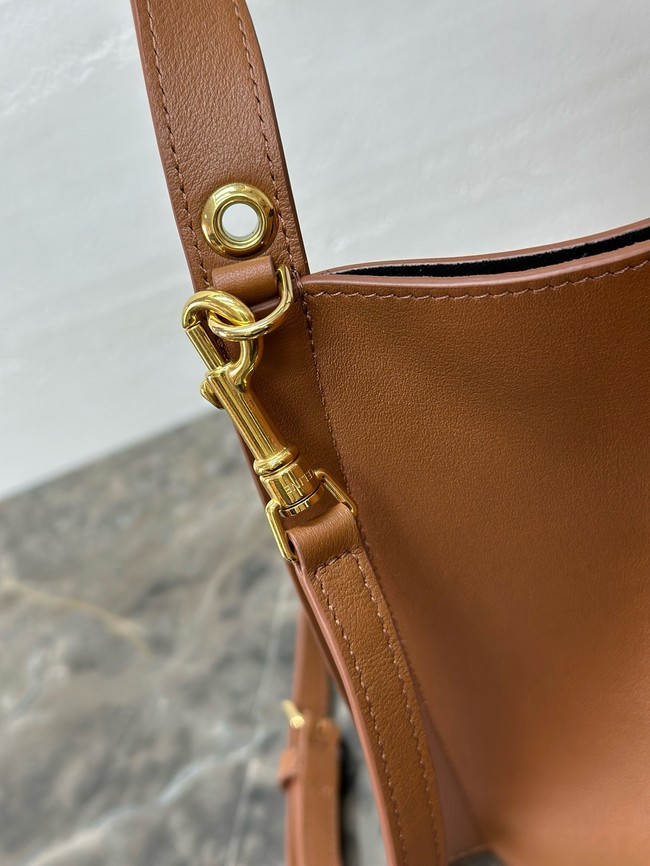 Celine SMALL CUBE BAG IN NATURAL Calfskin 124182 SOFT TAN