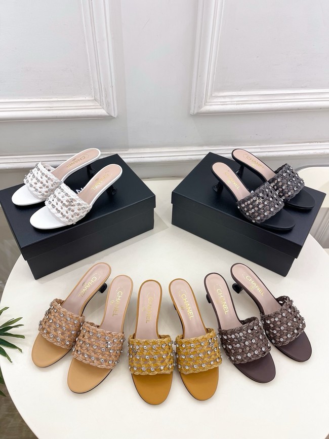 Chanel Mules Heel 5CM 55699-3