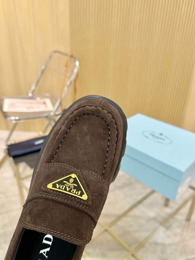 Prada suede loafers 55707-2
