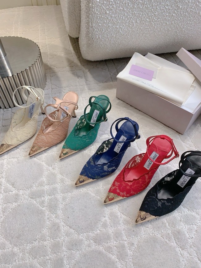 Jimmy Choo slingback pumps in satin crepe 55743-1