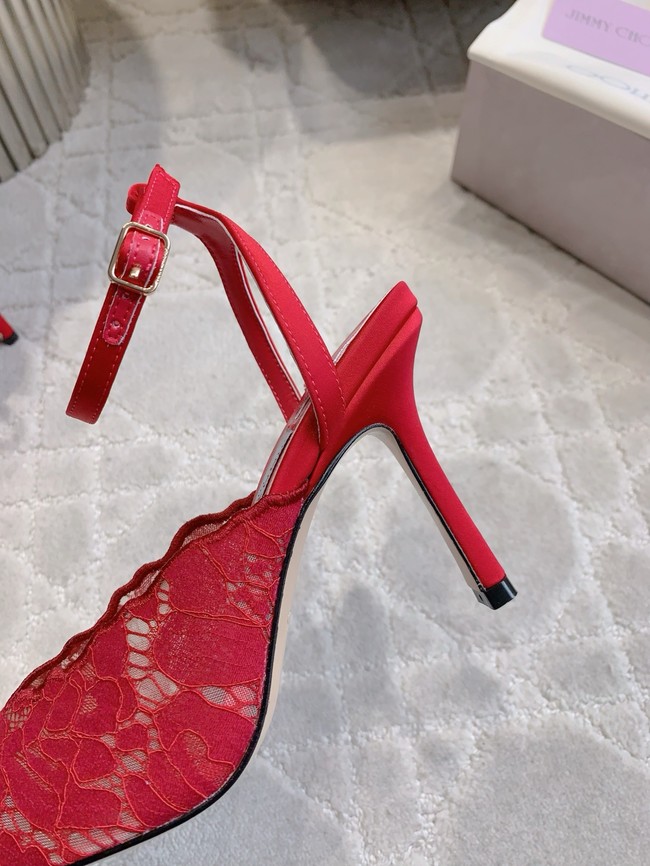 Jimmy Choo slingback pumps in satin crepe 55743-3