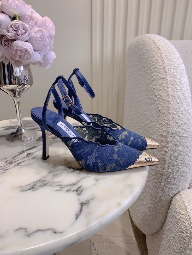 Jimmy Choo slingback pumps in satin crepe 55743-5
