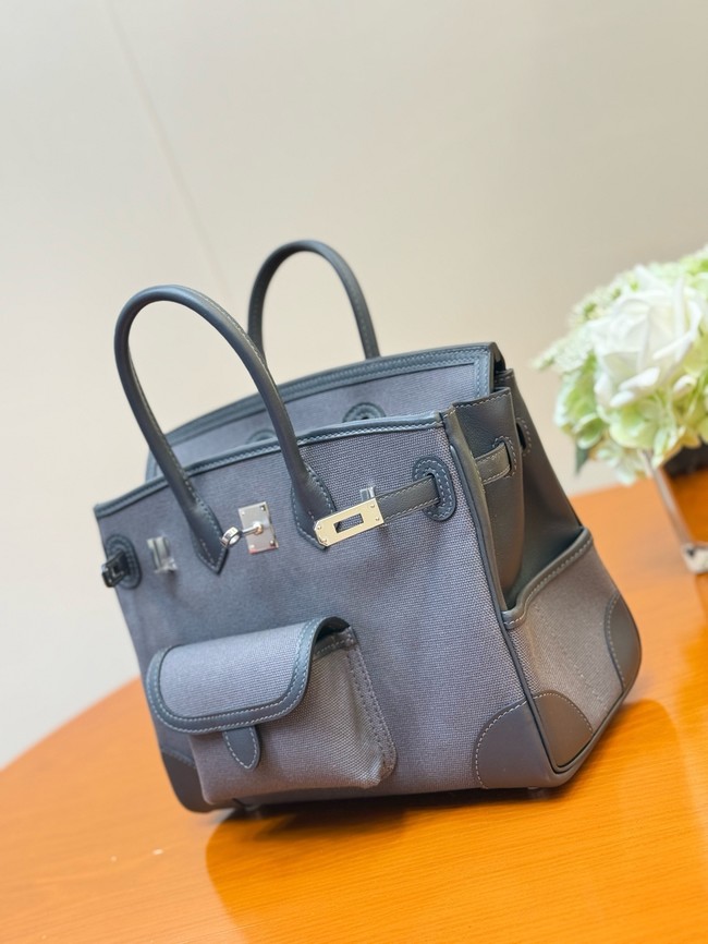 Hermes Birkin Toile & Cuir H6987-3