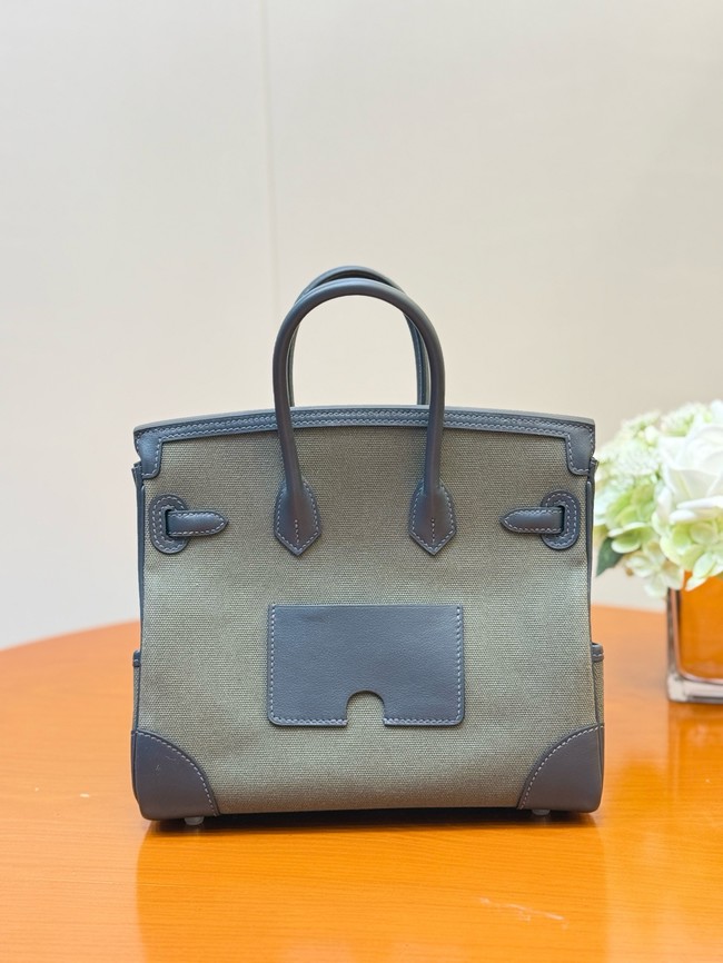 Hermes Birkin Toile & Cuir H6987-4