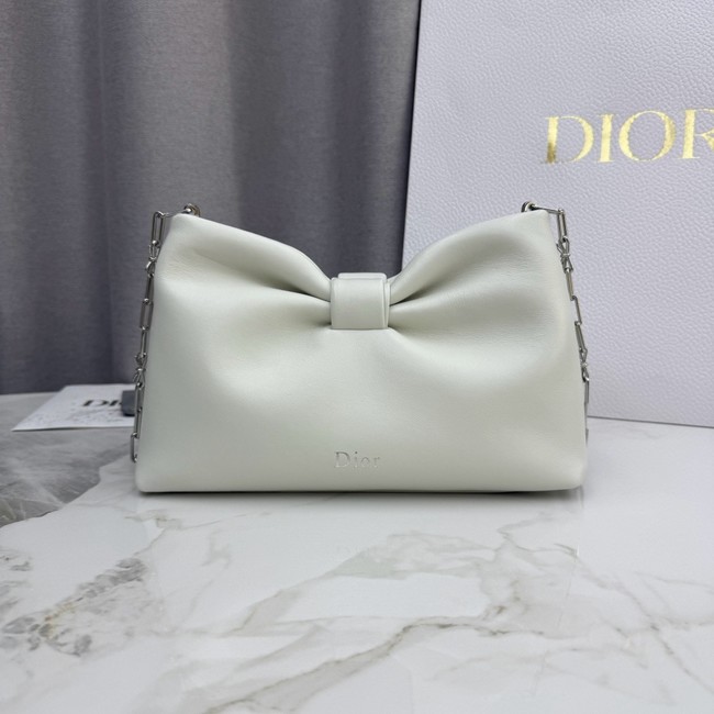 Small Dior Bow Bag Lambskin M0715P Latte