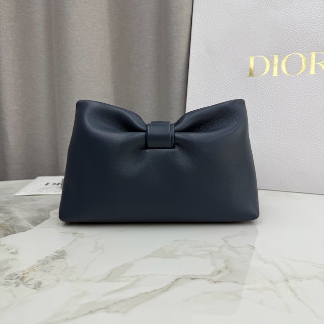 Small Dior Bow Bag Lambskin M0715O dark blue