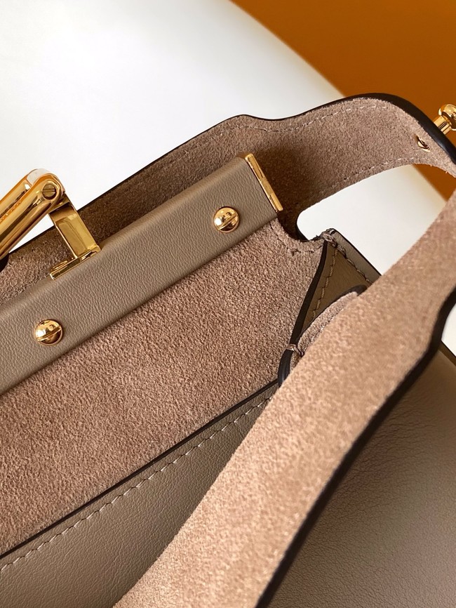 FENDI Way Medium Cowhide Bag 8BN367 light gray