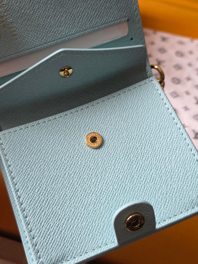 Louis Vuitton Charms Pocket Wallet M27679 light blue