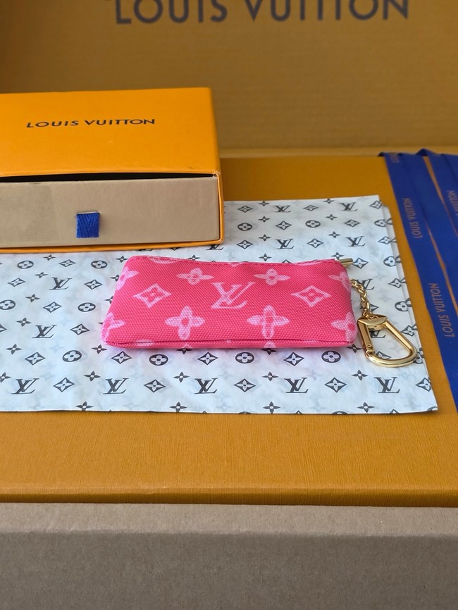 Louis Vuitton Key Pouch M27674 Rose Ruban