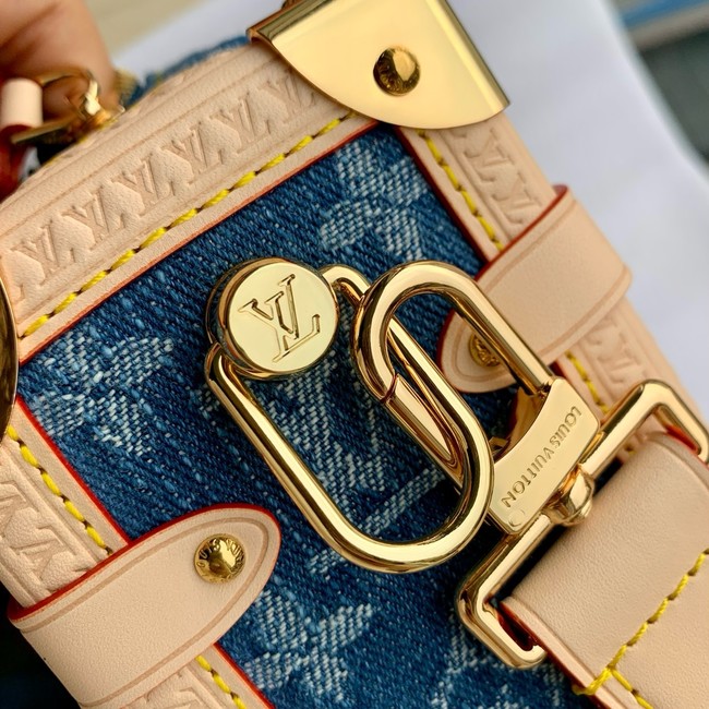 Louis Vuitton Side Trunk MM M57450 Blue Denim