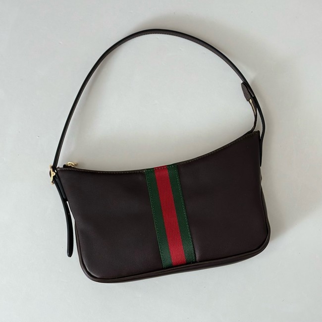 Gucci Lunetta small crossbody bag 863406 Dark brown