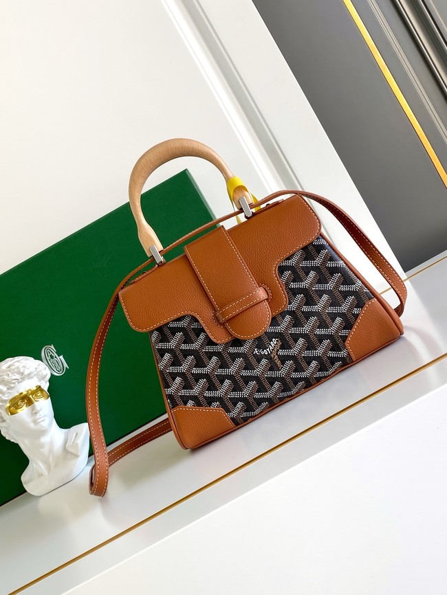 Goyard Saigon Soft Mini Bag 7CL07P black&brown