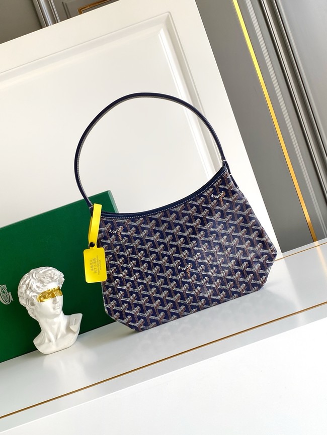 Goyard mini hobo 1CL03P dark blue