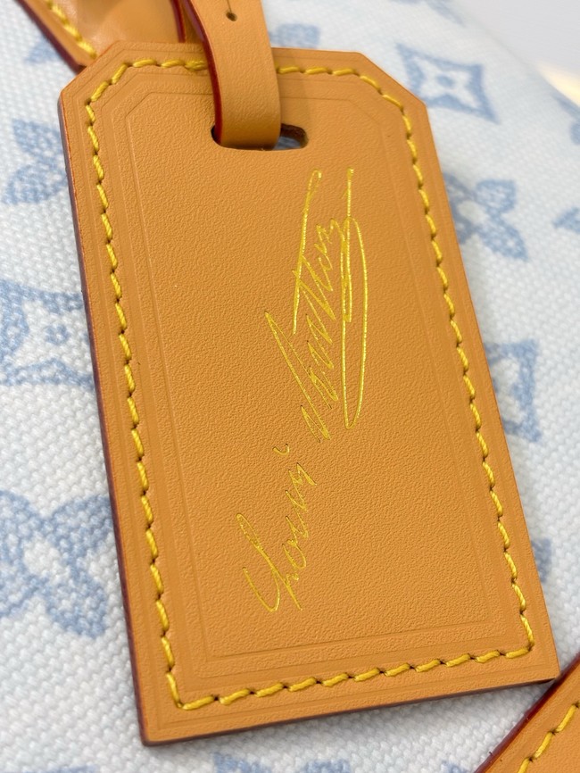 Louis Vuitton Monogram Alma BB Tote Bag M27526 blue