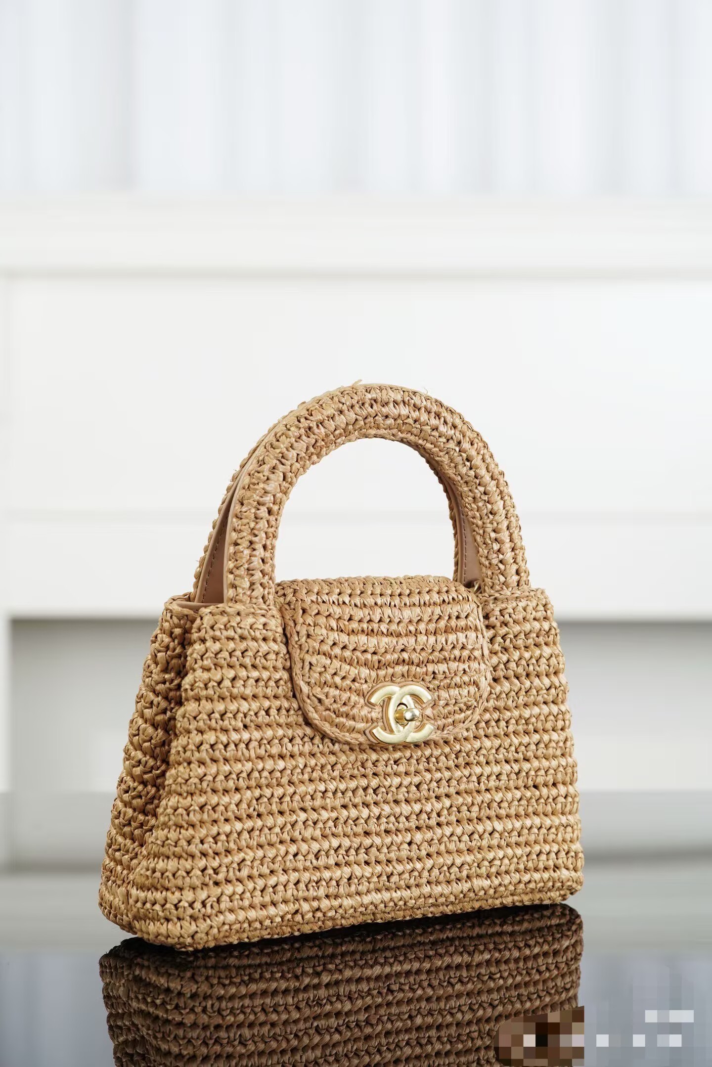 Chanel 26C Kelly Woven Bag AS4416 Beige Chanel 26C Kelly Woven Bag AS4416 Beige