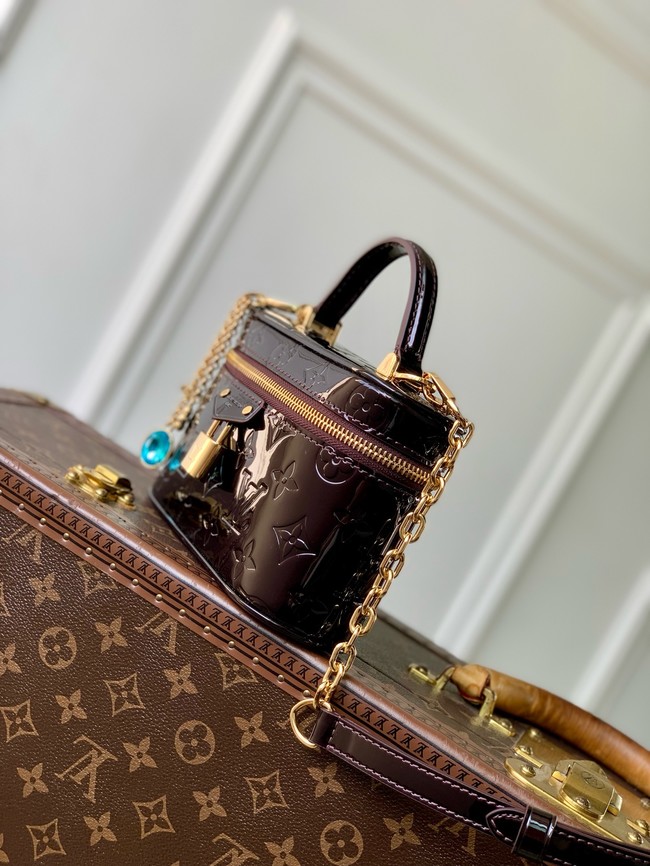Louis Vuitton Monogram Vernis M28334 dark brown