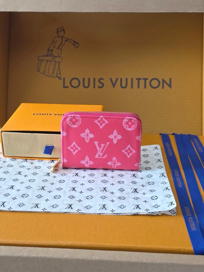 Louis Vuitton Zippy Coin Purse M27721 Rose Ruban