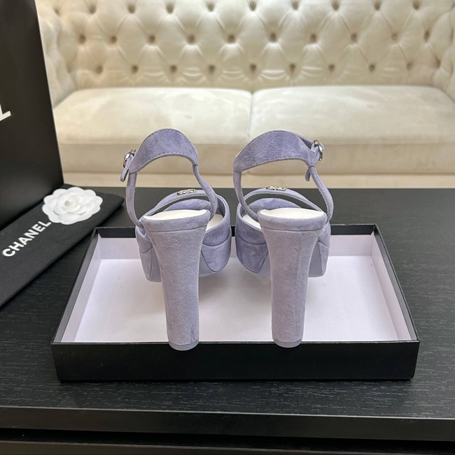 Chanel Sandals Laminated Lambskin 11CM 66966-2