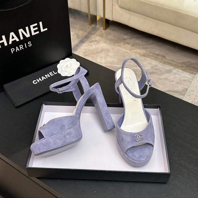 Chanel Sandals Laminated Lambskin 11CM 66966-2