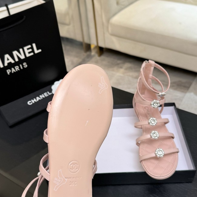 Chanel Sandals Laminated Lambskin 66964-5
