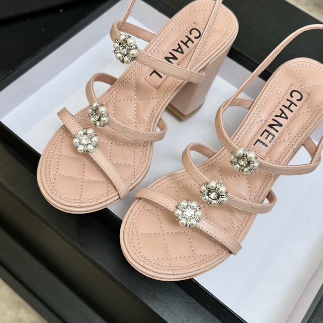 Chanel Sandals Laminated Lambskin 95mm G46964-2