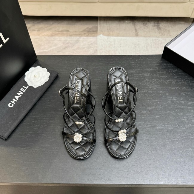 Chanel Sandals Laminated Lambskin 95mm G46964-3